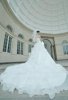豪華拖尾婚紗 超漂亮韓版婚紗超長2米大拖 結婚婚紗