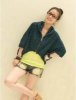 7137016441 韓版女裝 春夏裝 蝙蝠中袖波點時尚短外套 小上衣