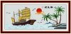 十字繡 /HT-0262 一帆風順（白） 十字繡套件